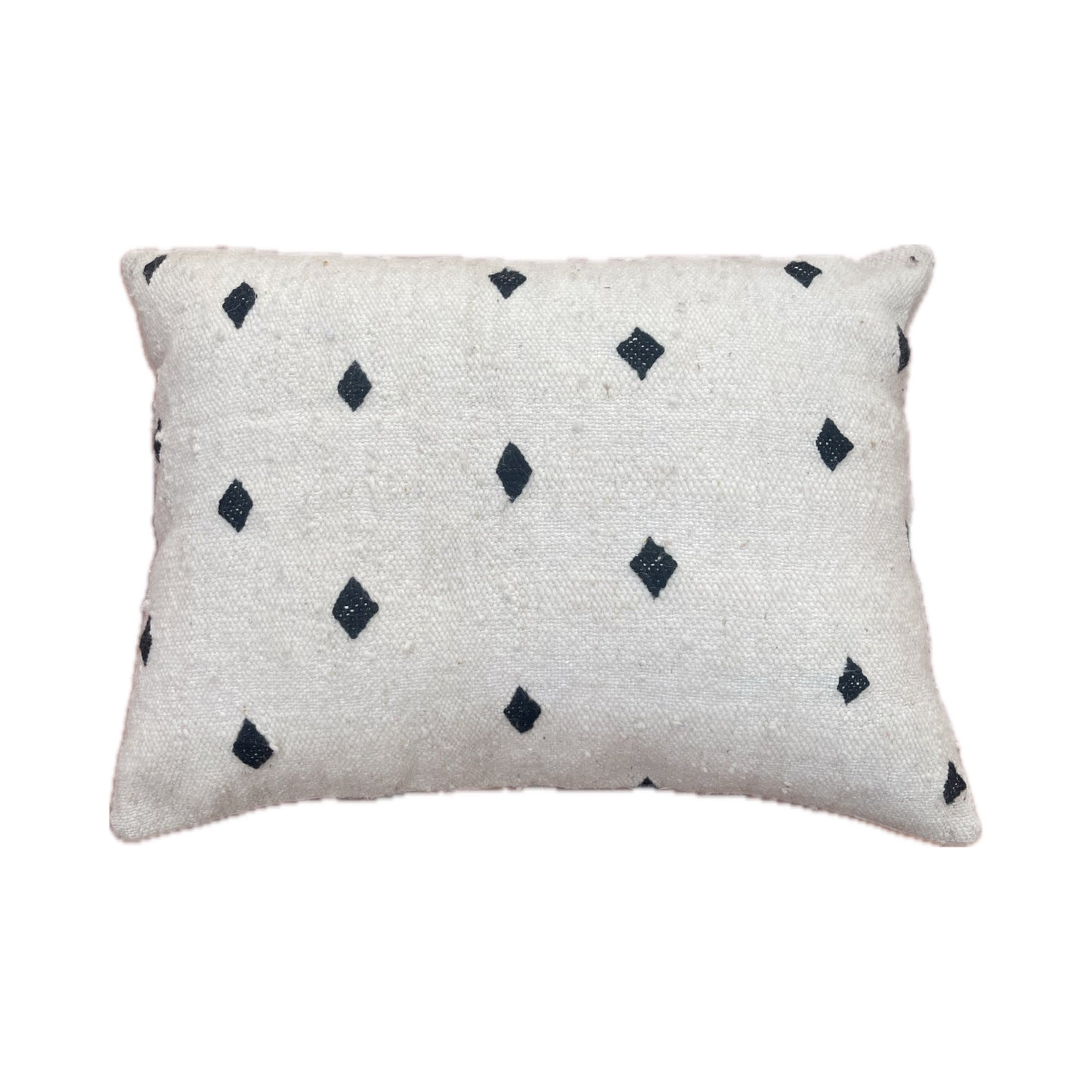 Authentic Moroccan Cushion Cover - Black Lozenges Design